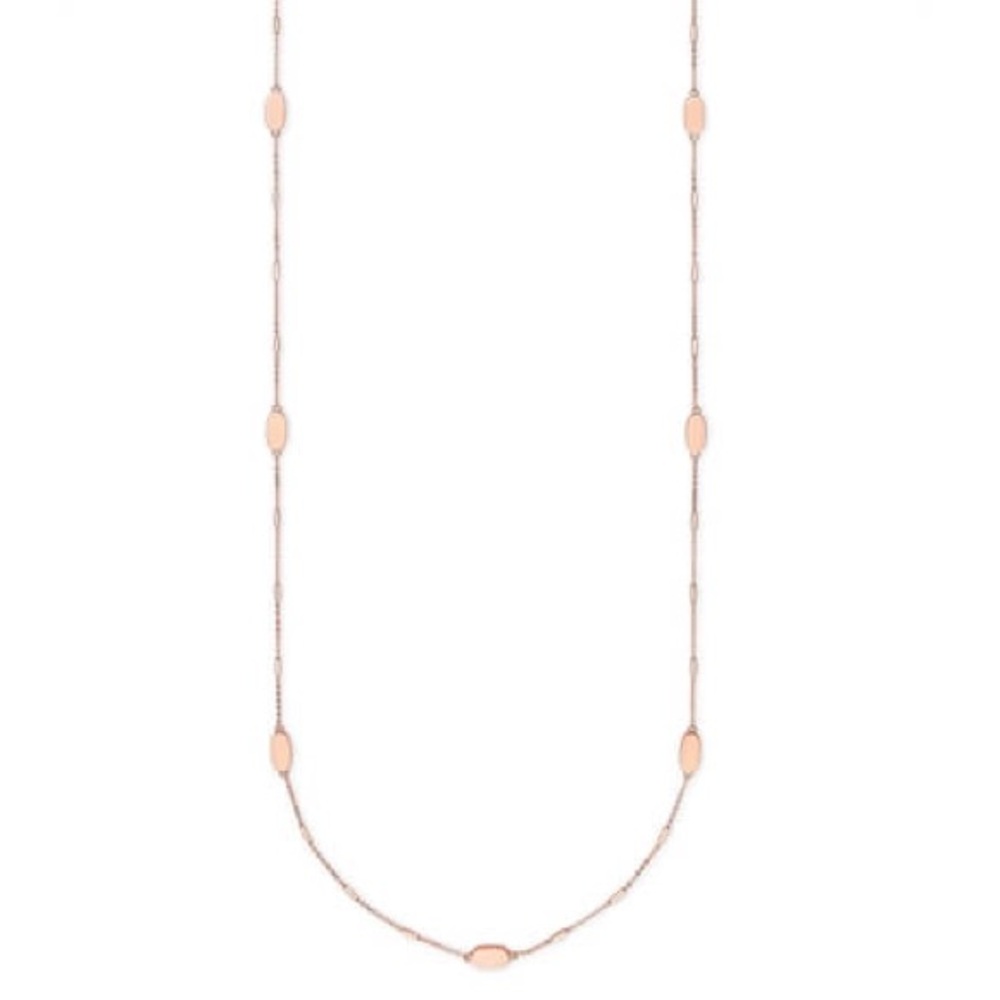 Kendra Scott Franklin Necklace in Rose Gold